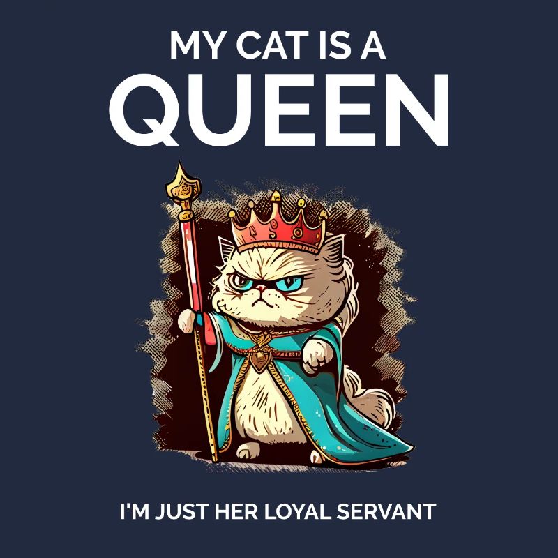 Mon chat est un chat royal Queen Cut