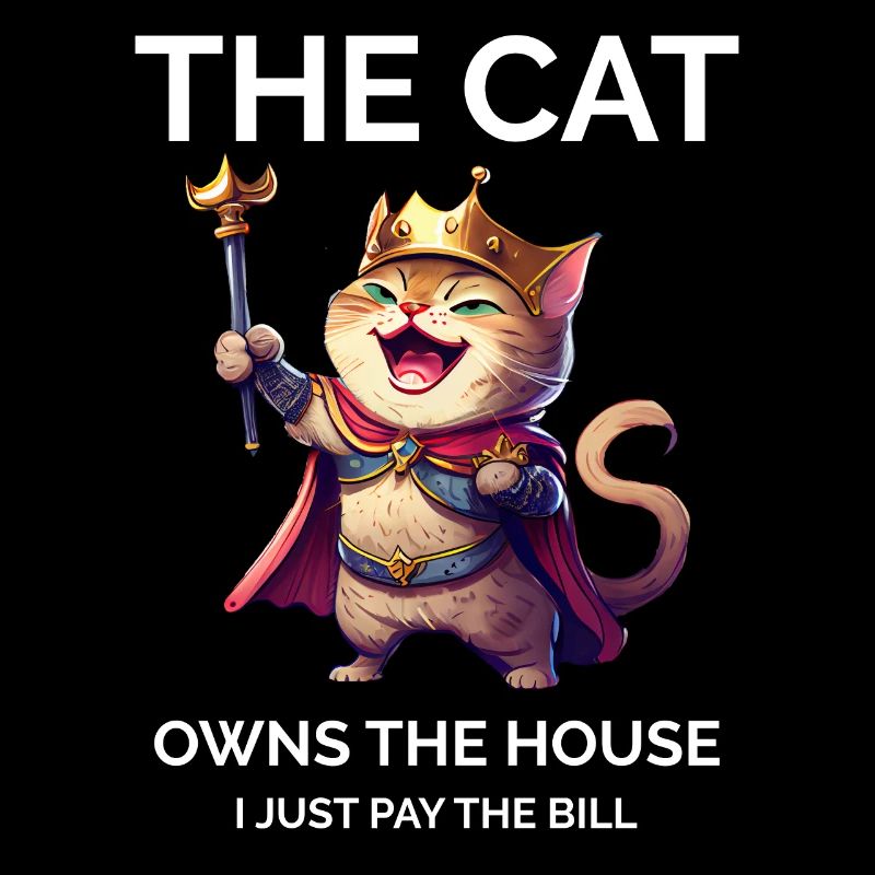 Fier propriétaire de chat Cat Maman