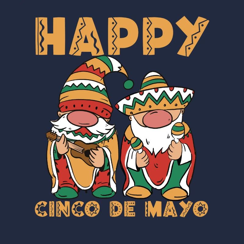 Drôles de nains de mariachi Cinco De Mayo