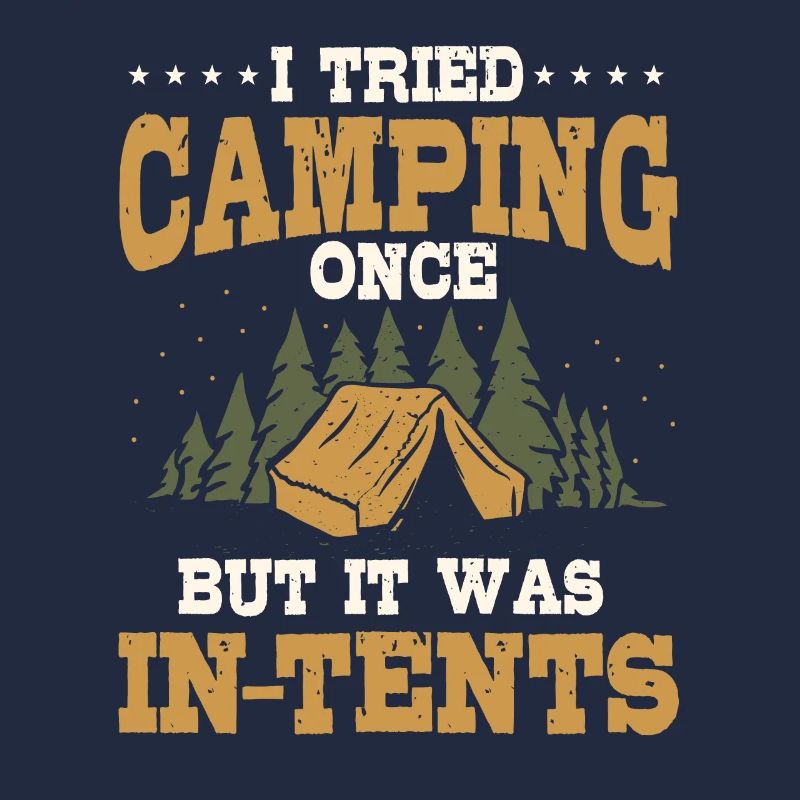 Funny camping pun