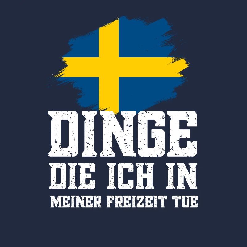 Dinge in Freizeit Schweden Flagge Urlaub Geschenk