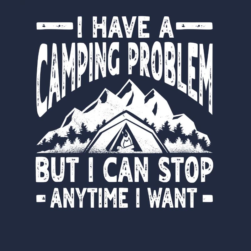 Lustiges Camping Problem Design