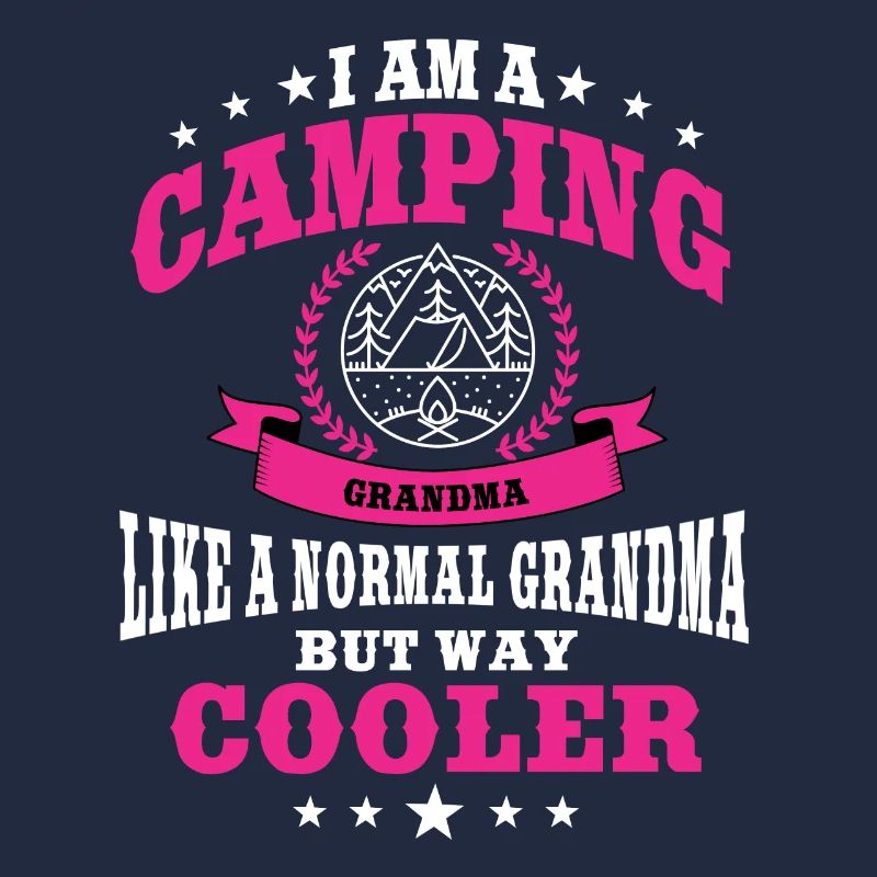 Funny Camping Grandma