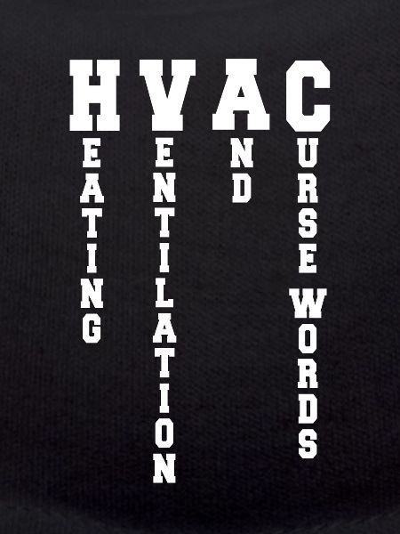 Funny HVAC technician design