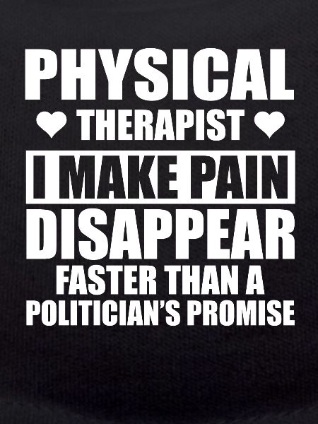 Funny physiotherapist saying