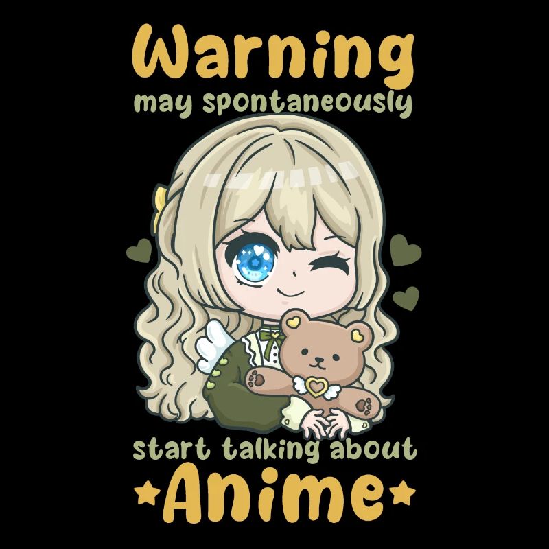 Warning May Spontaneously Talking Anime