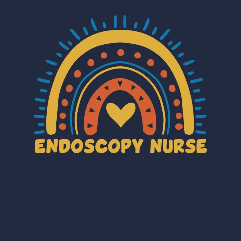 Endoskopie Krankenschwester Regenbogen