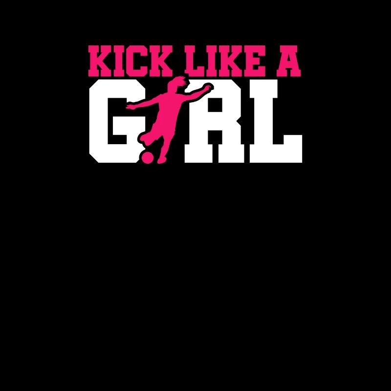 Fußballkick Wie Ein Mädchen Fußballkick Mädchen