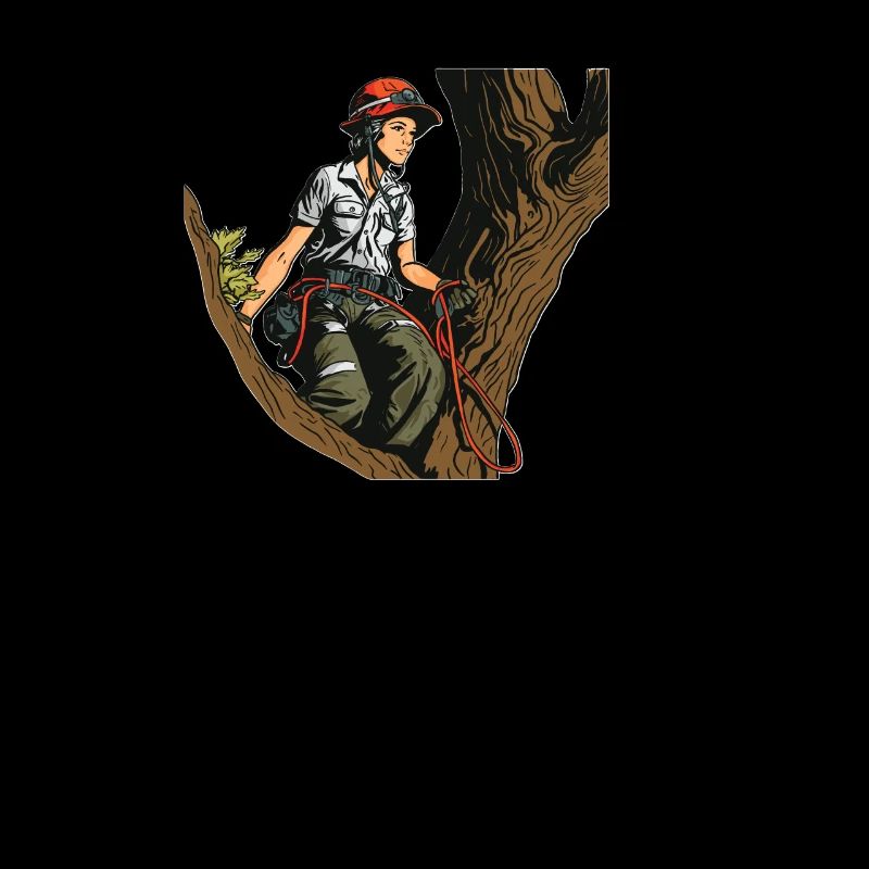 Baumpfleger Baumkletterer Arborist Baumklettern