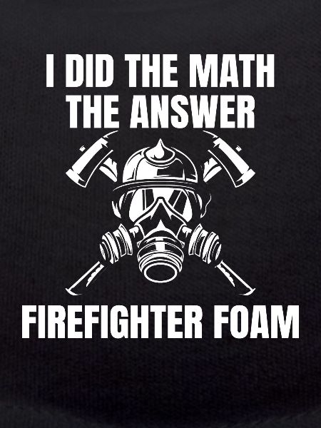Firefighter extinguishing foam