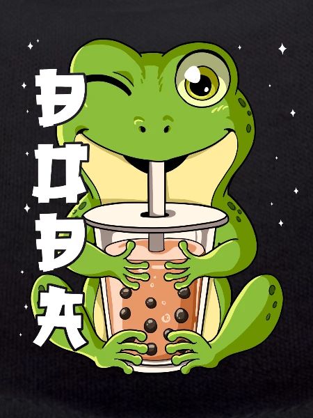 Boba Tea Frosch Bubble Tea