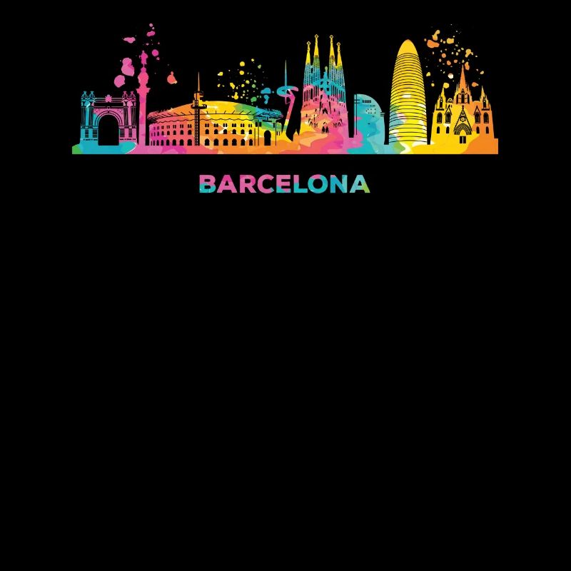 Barcelonische Skyline Barcelone