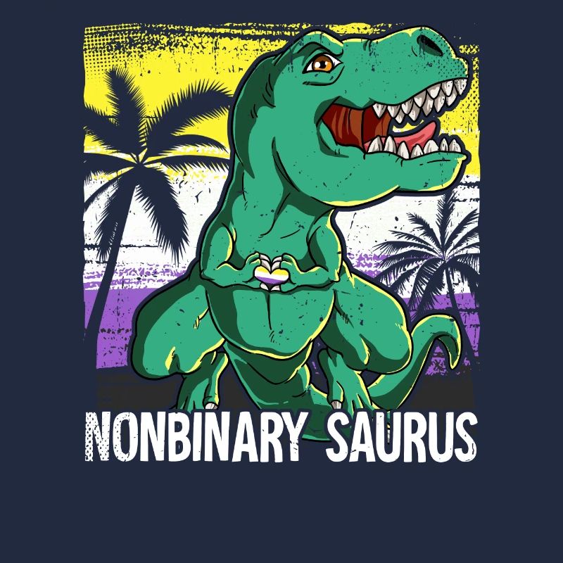 Pride LGBTQ Nonbinary Saurus Costume Pride Month