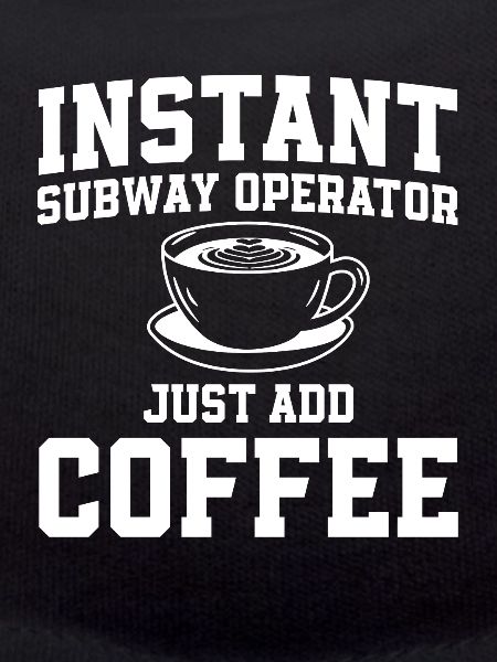 Instant-U-Bahn-Fahrer Fügen Sie Einfach Kaffee