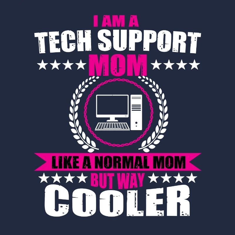 Drôle de support technique Tenue de maman