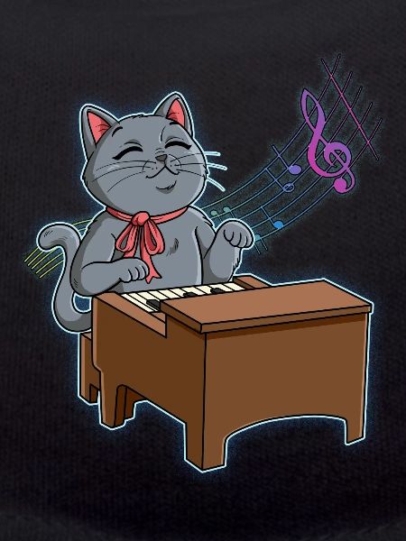 Cat Piano Player