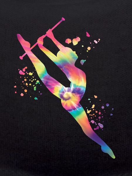 Gymnaste avec bâton Gymnastique rythmique