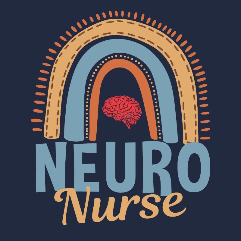 Neuro Krankenschwester Regenbogen