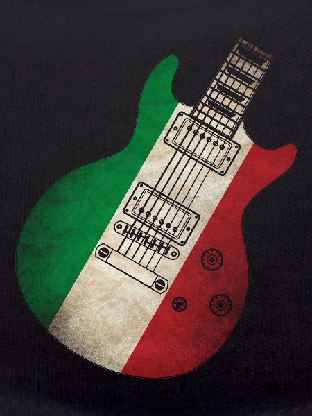 Italy Flag Guitar