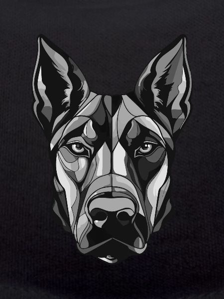 Portrait de chien doberman