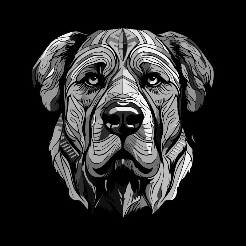 Portrait de chien Kangal