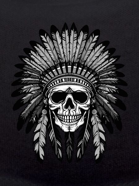 Apache Skull Indian Chief