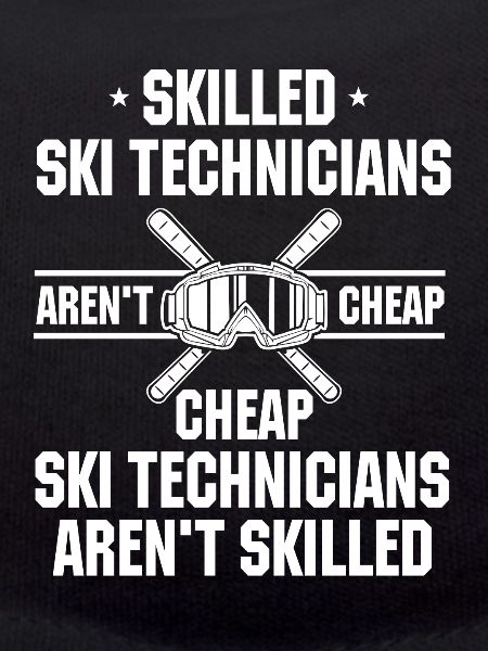 Funny Ski Technician Gift