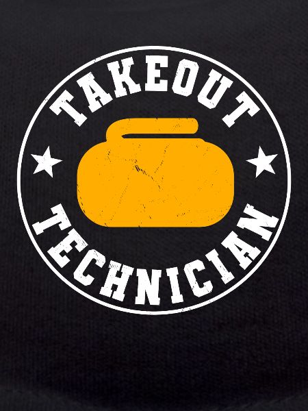 Funny Curling Technician T-Shirt