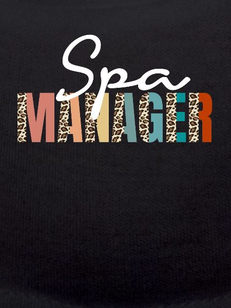 Spa Manager Leopard Print