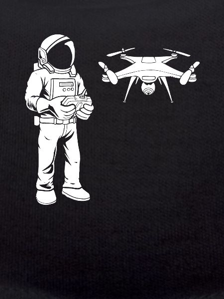 Drone Quadcopter Astronaut