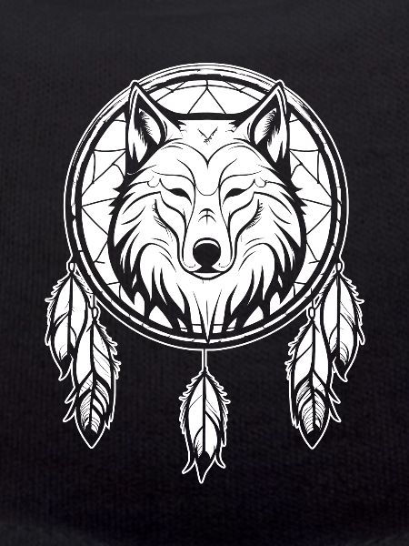Wolf Dream Catcher
