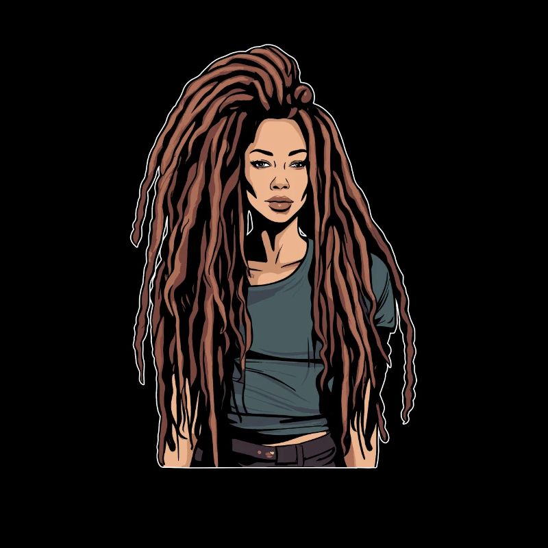 Dreadlocks de cheveux Rasta Dreads