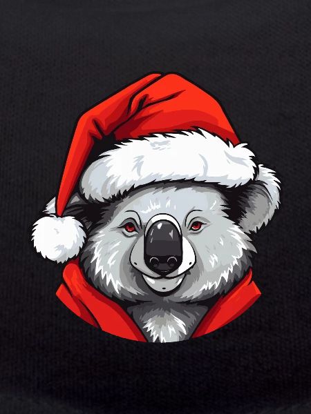 Koala Christmas Animal Head