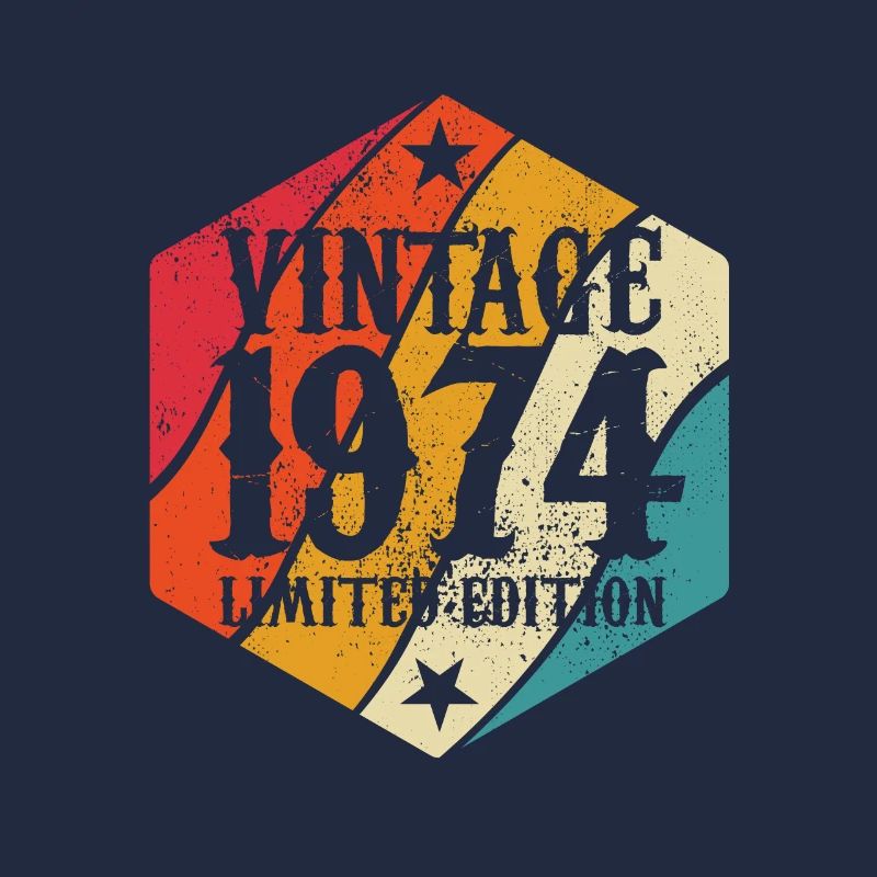 Limited Edition 1974 Geburtstag Geschenk