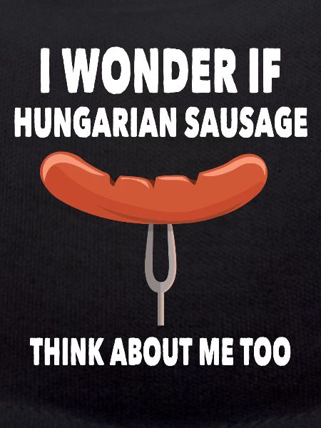 Funny Hungarian sausage saying