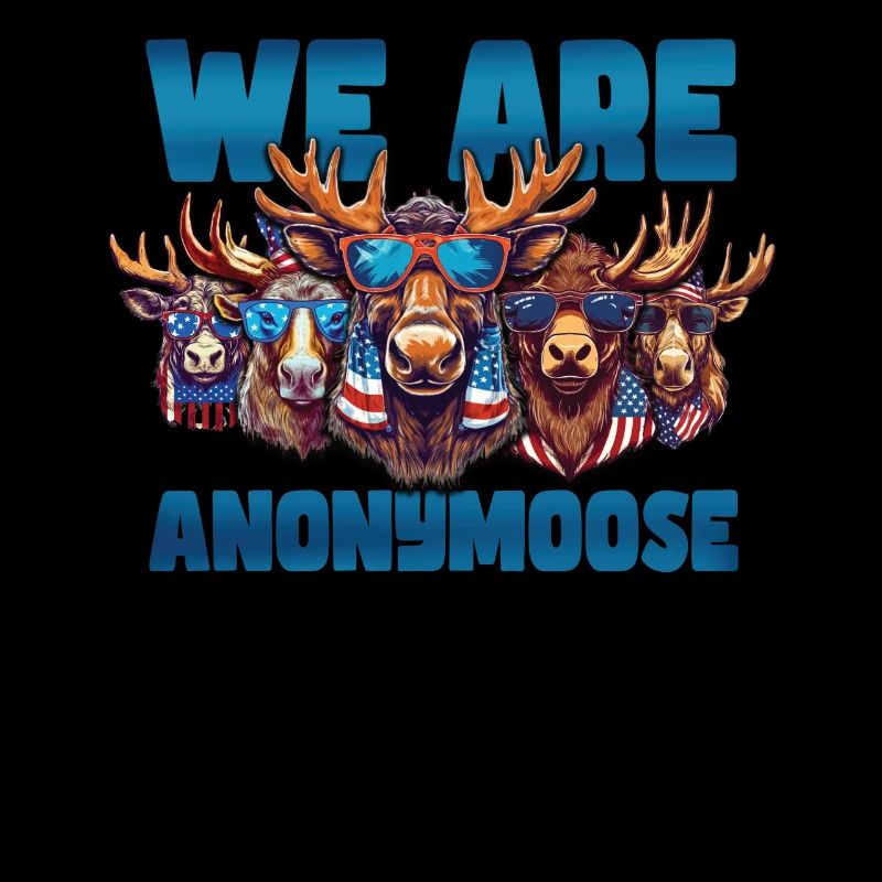 Wir Sind Anonymoose Cool Moose