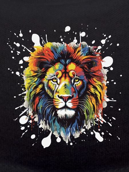 Lion Pop Art Head