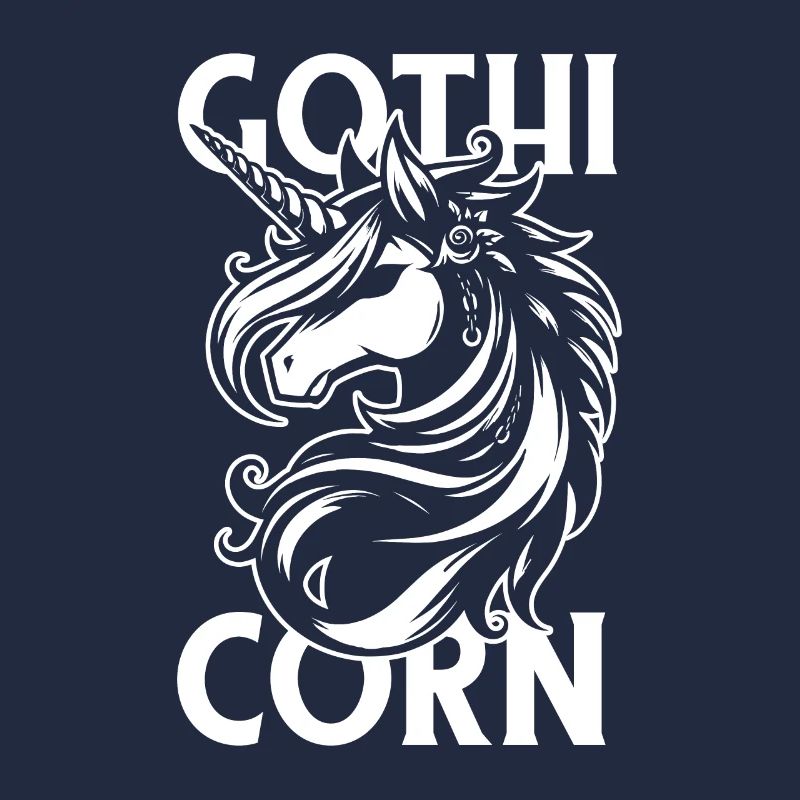 Gothic Einhorn Gothicorn