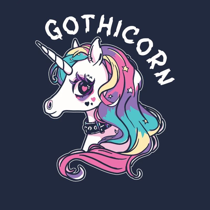 Gothic Einhorn Gothicorn