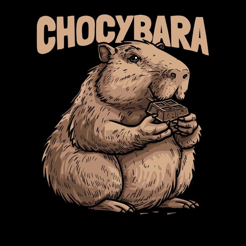 Capybara au chocolat et au chocolat Chocybara