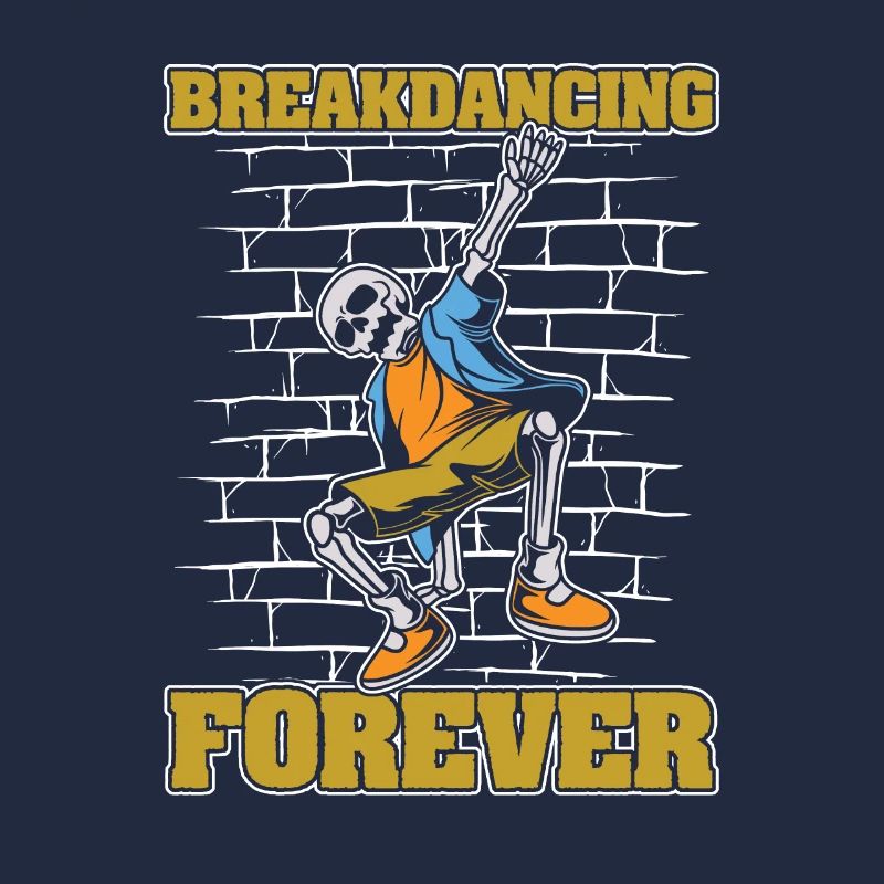 Breakdance Breakdancer Breakdance Squelette