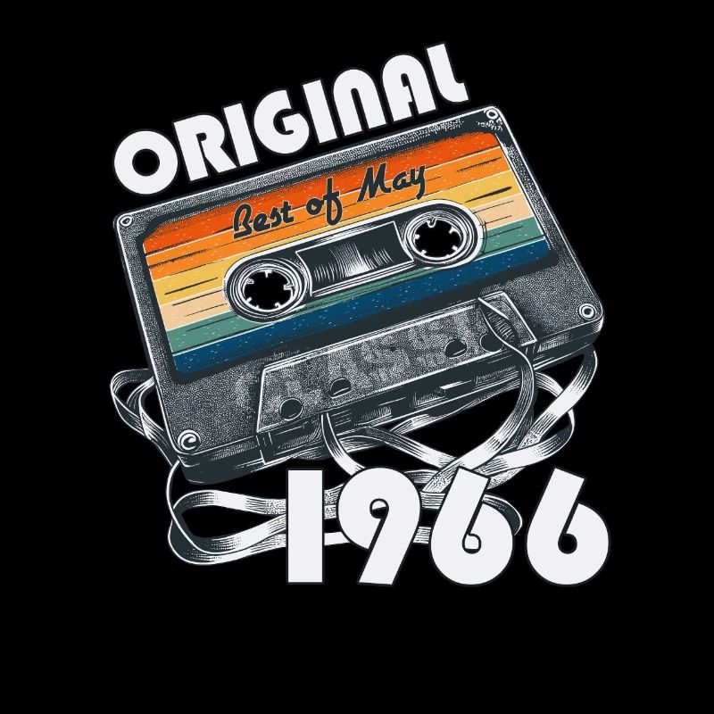 Cassette May 1966 Vintage 1966 Birthday 1966