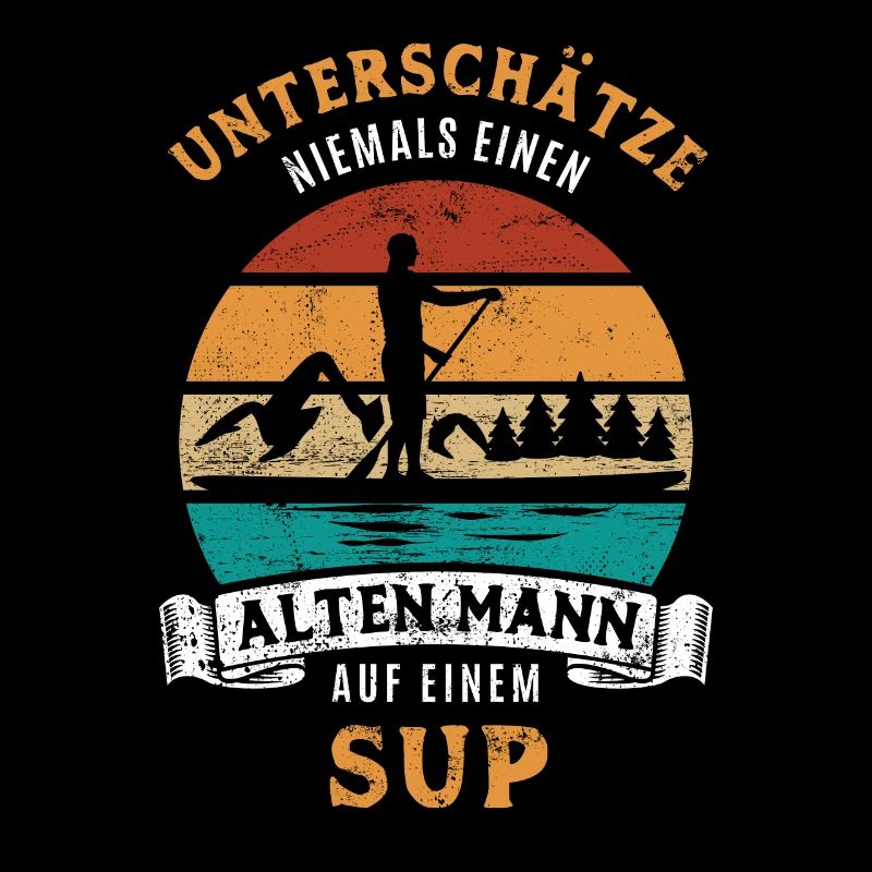 Unterschätze nie einen alten Mann mit SUP