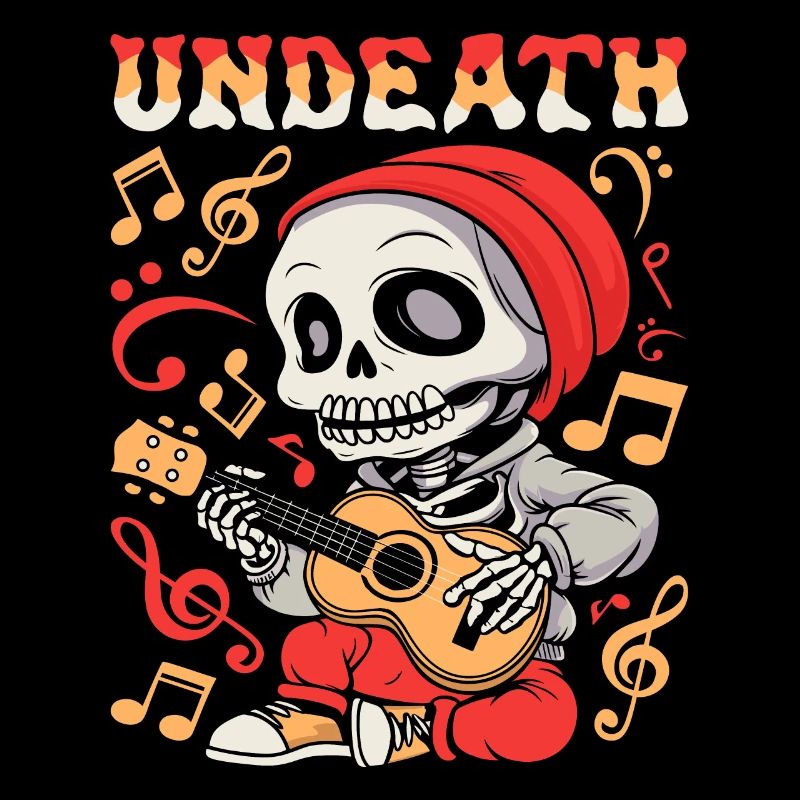 Ukulele Skelett Undeath