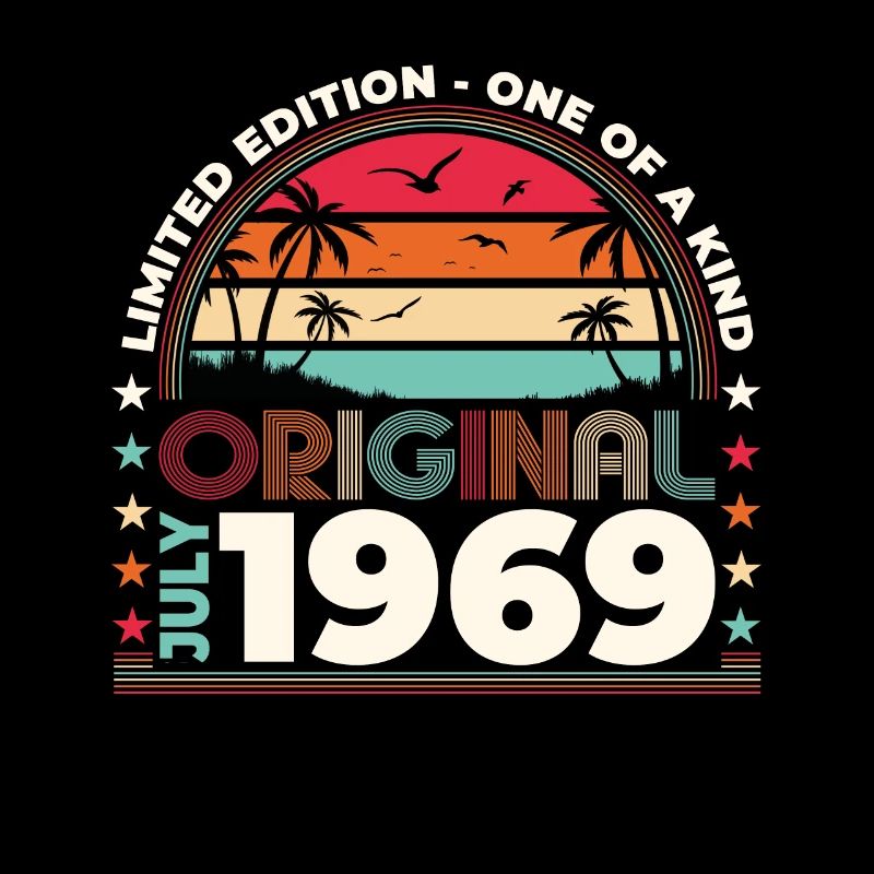 Original 1969 Millésime 1969 Anniversaire 1969