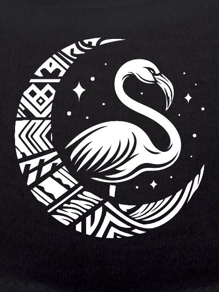 Flamingo Tribal Moon Phases