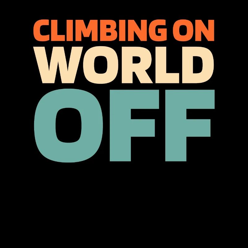 Klettern Kletterer Climbing On World Off