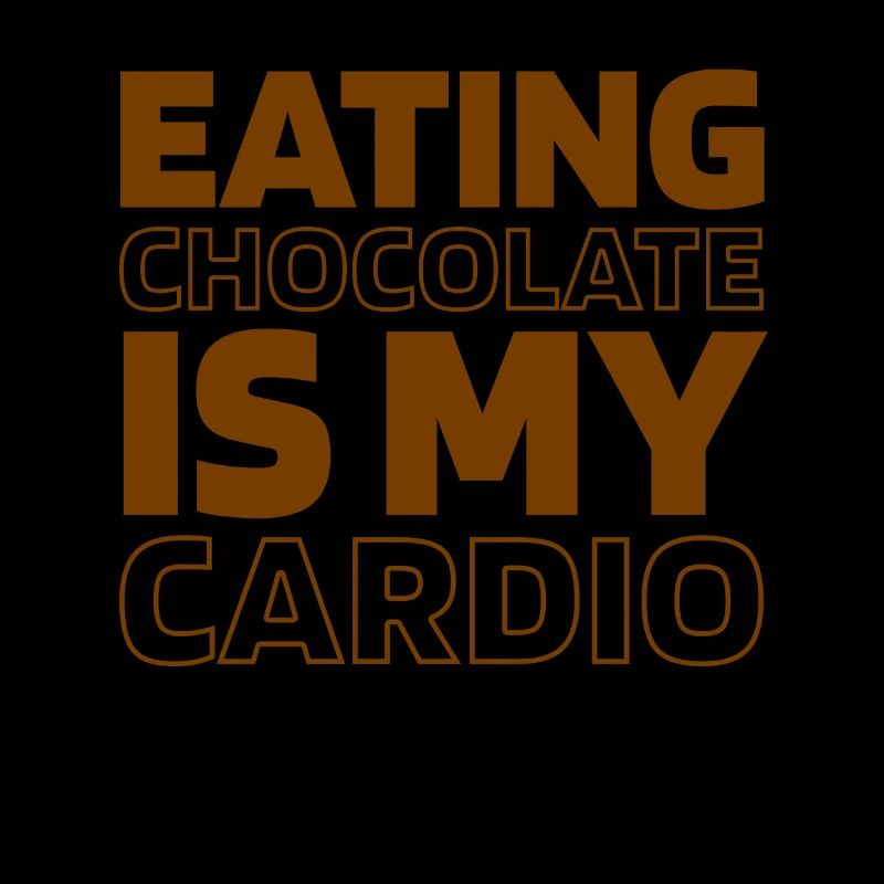 Chocolat Chocolat Drôle Cardio Citation