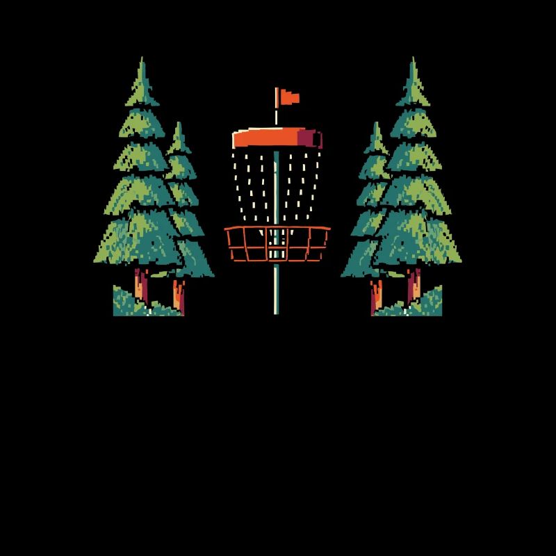 Frisbee Golf Disc Golf 8 Bit