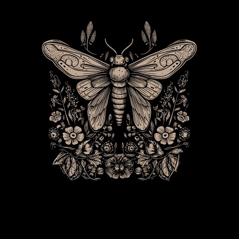 Fairycore Schmetterling Floral Moth